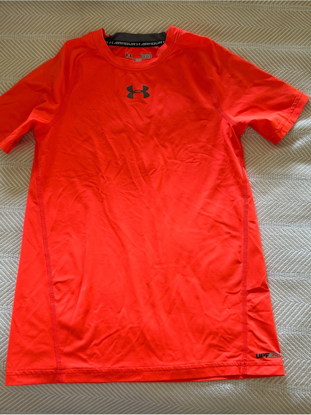 Under Armour Neon Orange Short Sleeve Performance Tee